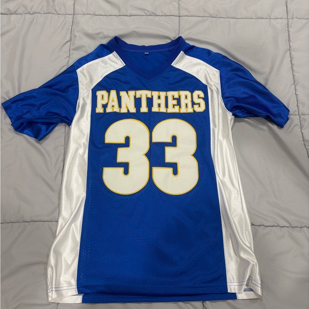 Amazon Blue and White Panthers Jersey